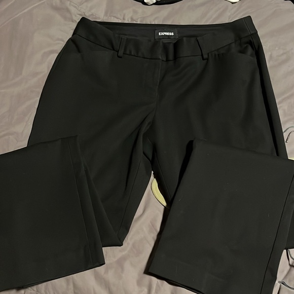 Express Stretch Editor Barely Boot Low Rise career pants size 8P - Picture 3 of 8